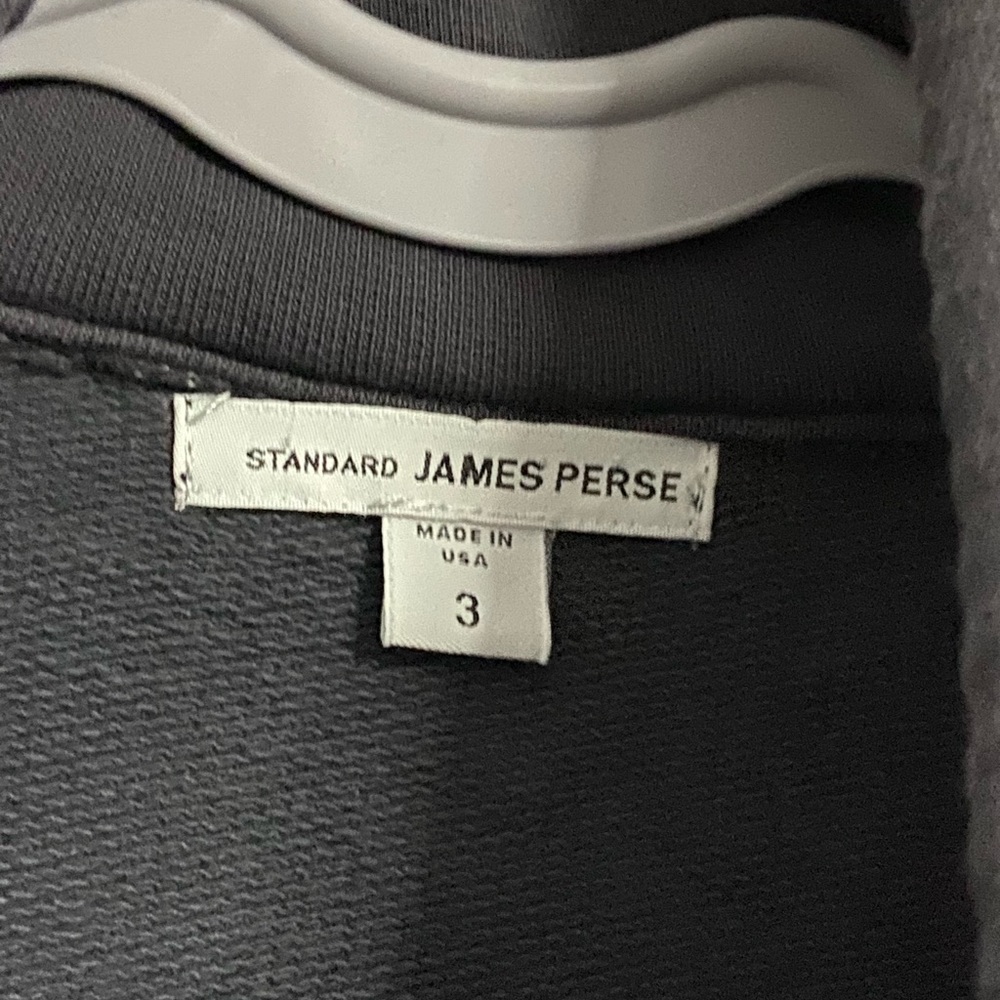 James Perse Gray Wrap Sweater Jacket - image 3
